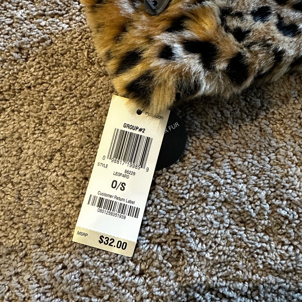 Style & Co Leopard Headwrap - Picture 4 of 4